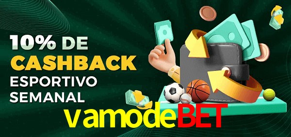 10% de bônus de cashback na vamodebet